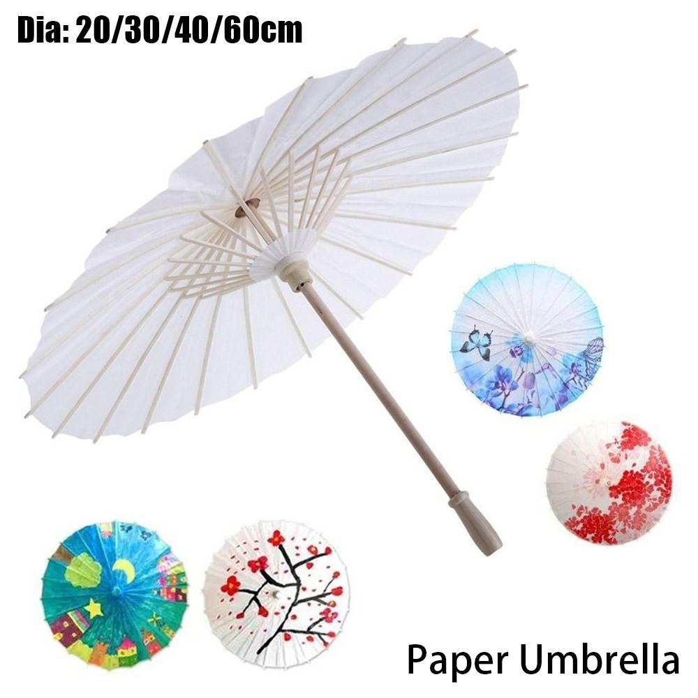 1Pcs Dia 20/30/40/60cm Paper U - Photography Umbrella recension och pris