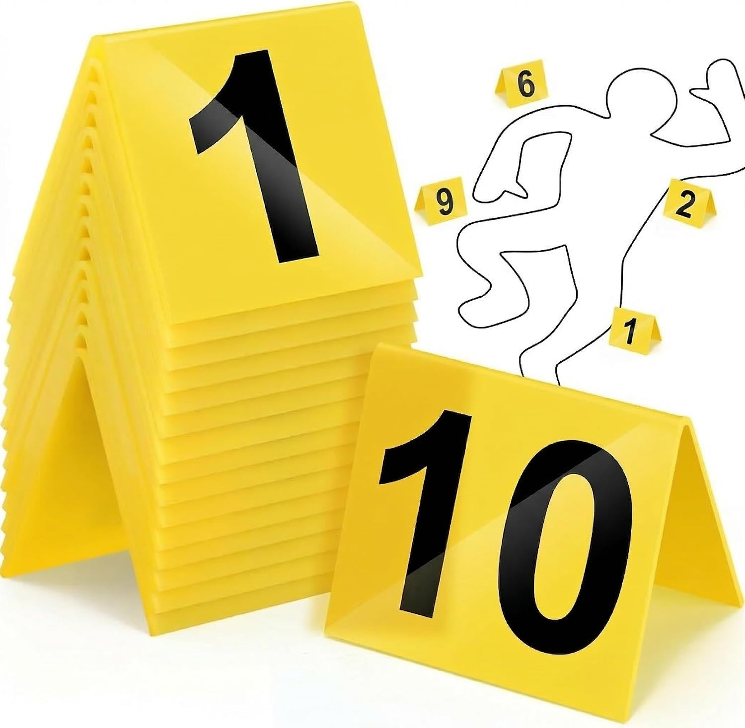 Yellow Halloween Crime Scene N - Photography Prompt recension och pris