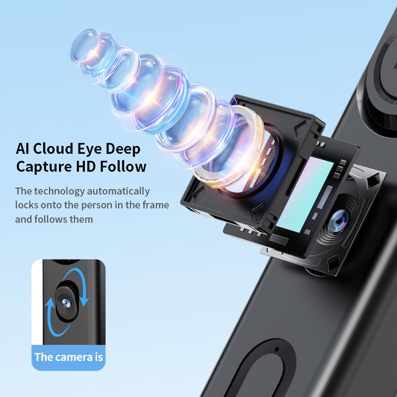 AI Tracking Gimbal Selfie Stic - Photography Prompt recension och pris