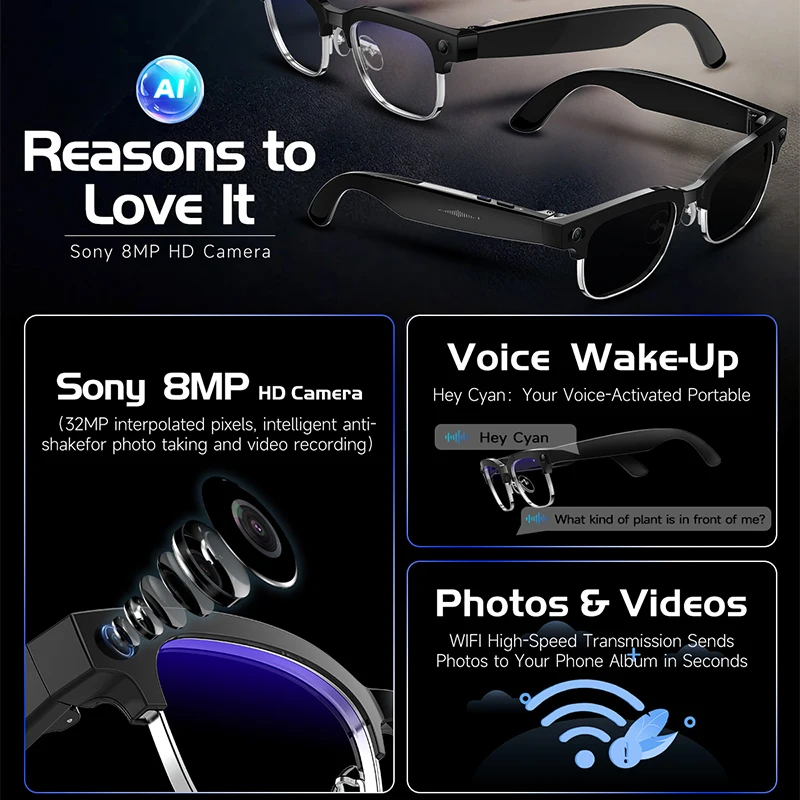 W630 HeyCyan AI Voice Wake-Up  - Photography Japanese recension och pris