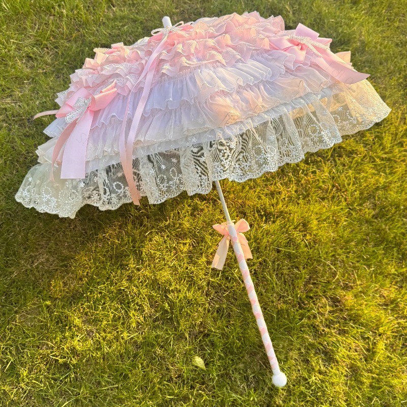 Pink White Butterfly Umbrella  - Photography Umbrella recension och pris