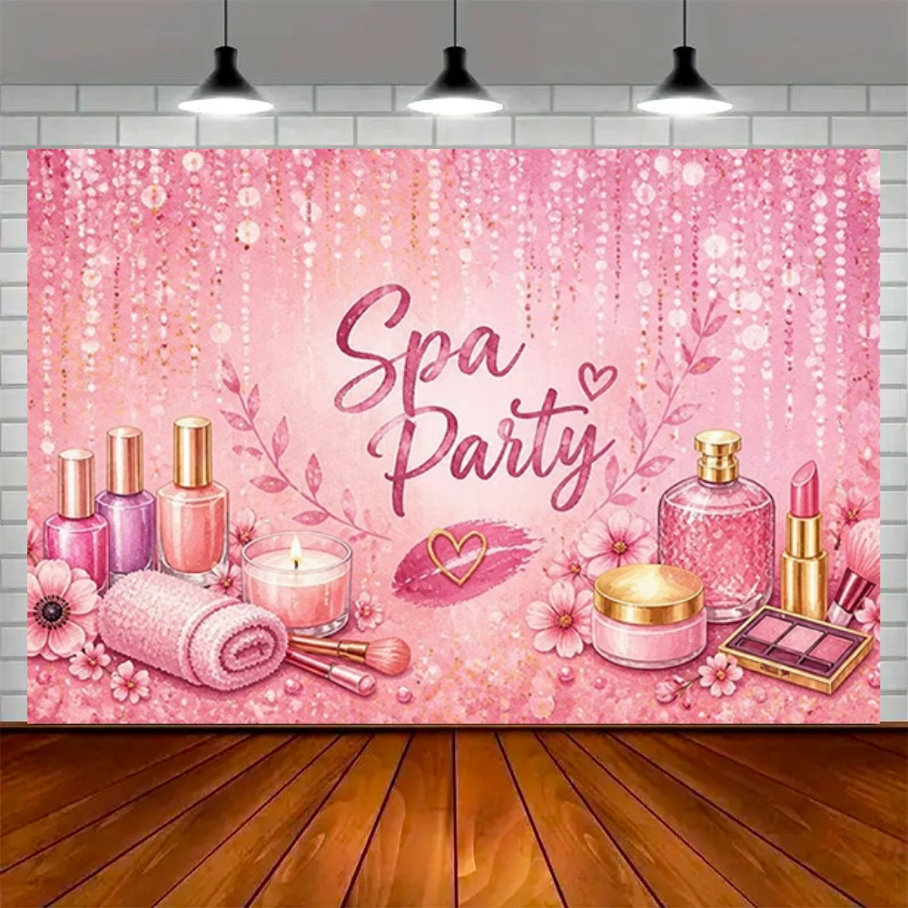 Spa Party Decoration Backdrop  - Photography Cheat Sheet recension och pris