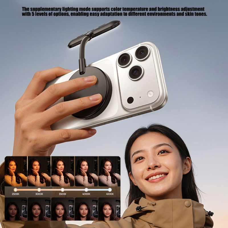 Portable ABS LED Phone Lamp Bo - Photography Book recension och pris