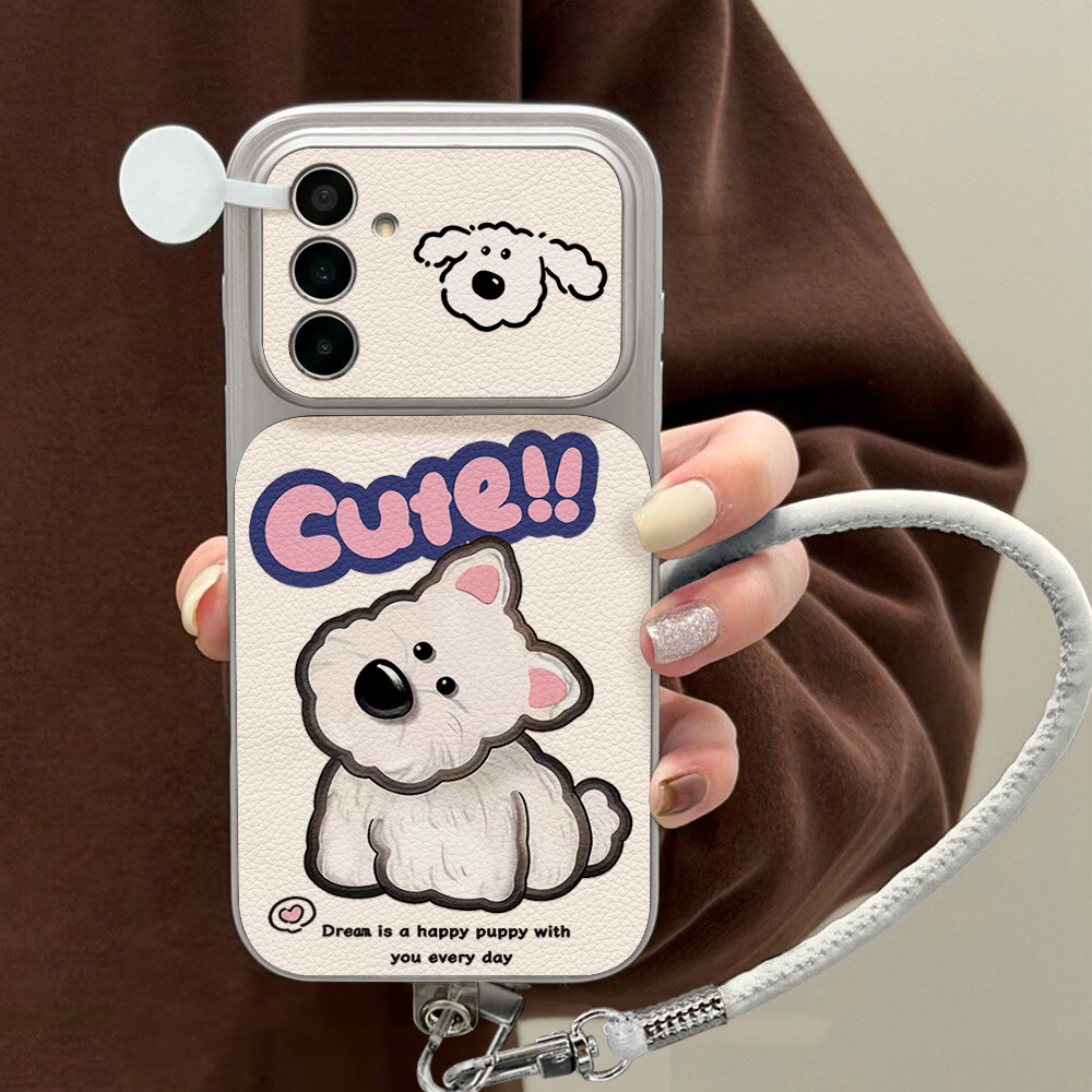 Cute Cartoon Dog Lanyard Phone - Camera Wrist Strap recension och pris