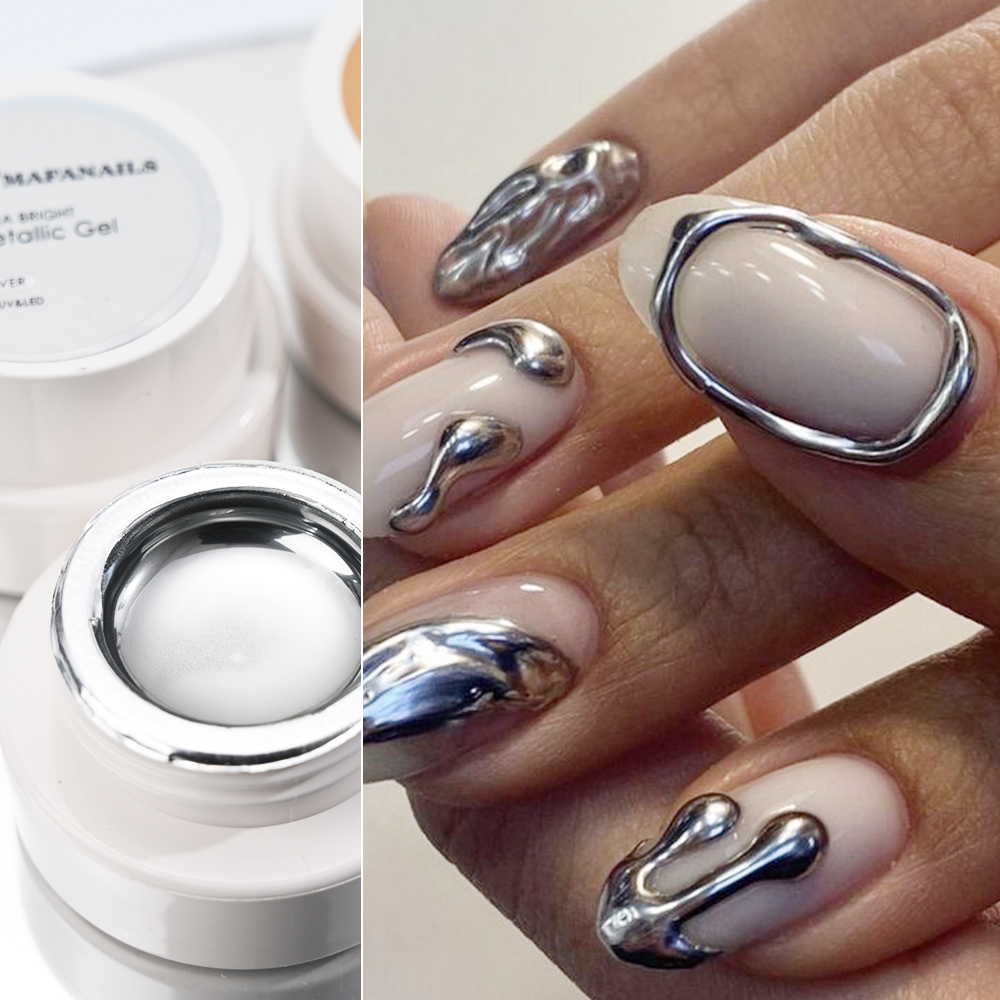 5ml Silver Gold Metallic Gel N - Photography Design recension och pris