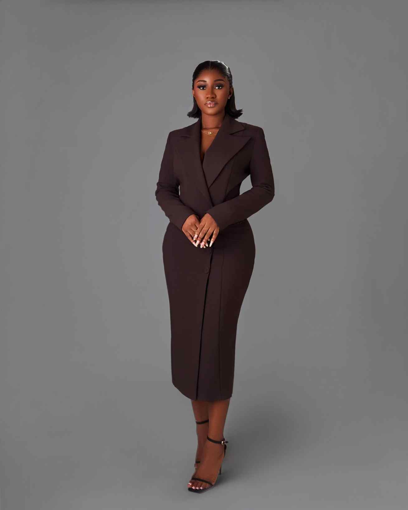Plus Size Women Mermaid Blazer - Photography Geometry recension och pris
