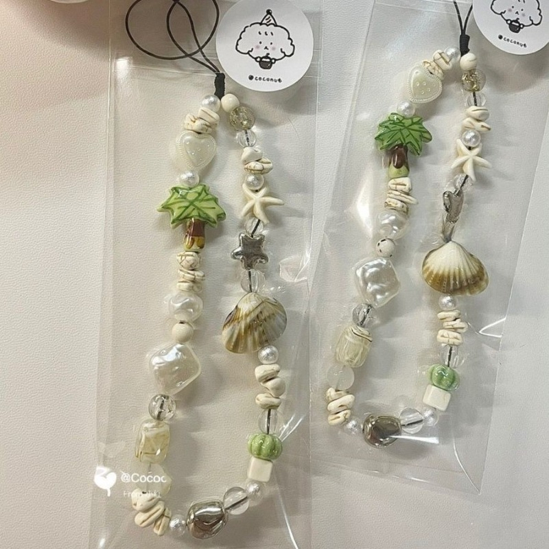 Summer Seashell Beaded Phone S - Camera Wrist Strap recension och pris