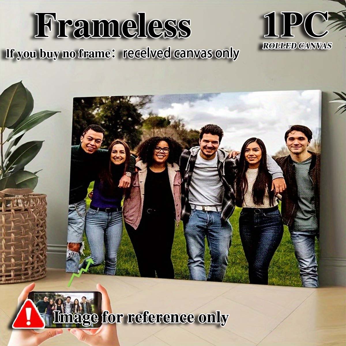 Custom 2D Photo Canvas Wall Ar - Photographic Memory recension och pris