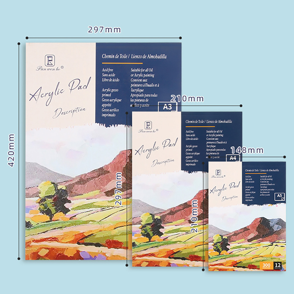 300GSM Acrylic Painting Sketch - Photography Book recension och pris