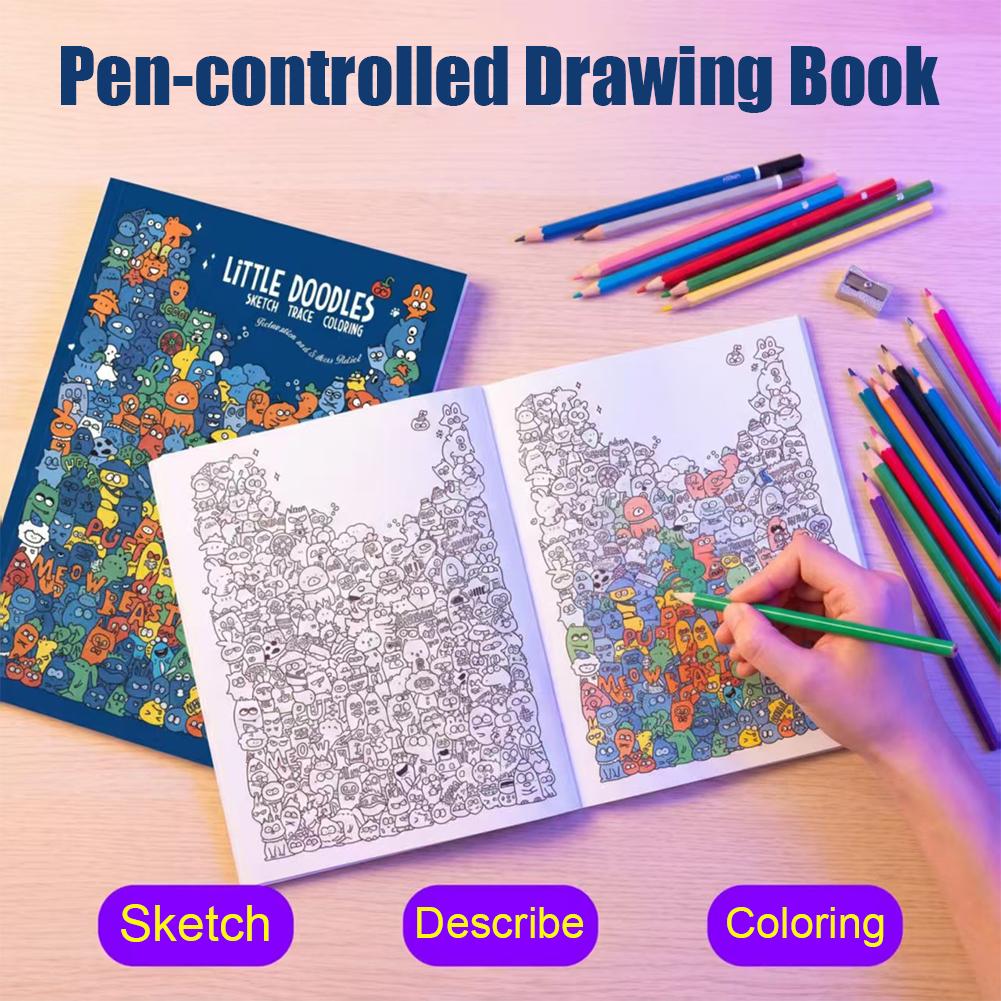 Sketch Trace Coloring Book Lit - Photography Book recension och pris