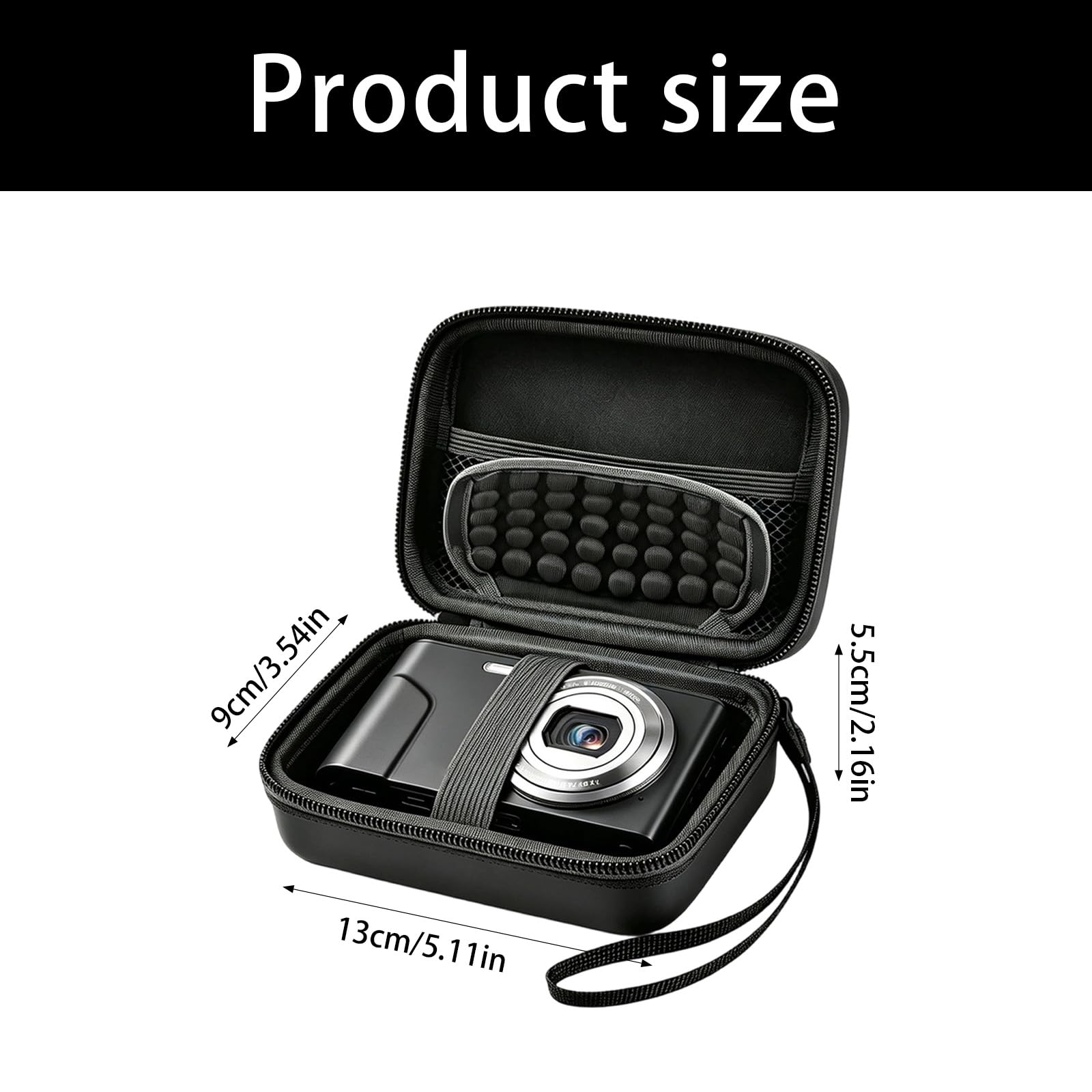 CCD Digital Camera Case for So - Camera Wrist Strap recension och pris