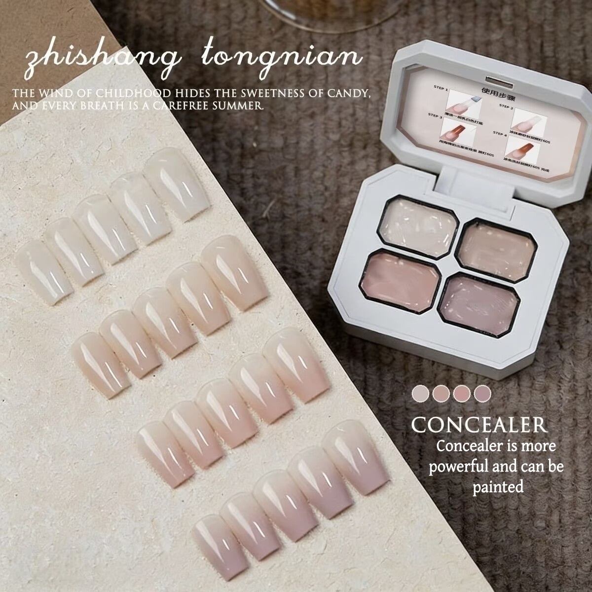 4 Colors Gradient pink ，nude P - Photography Design recension och pris